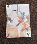 Bull Riding - Single Hat Card