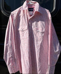Wrangler Men's Breast Cancer Awareness Pink Pearl Snap
