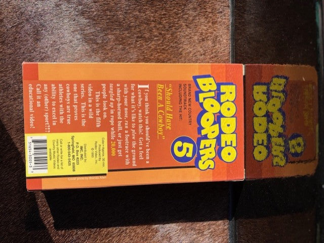 Vintage 1990's RODEO BLOOPERS VHS Tapes