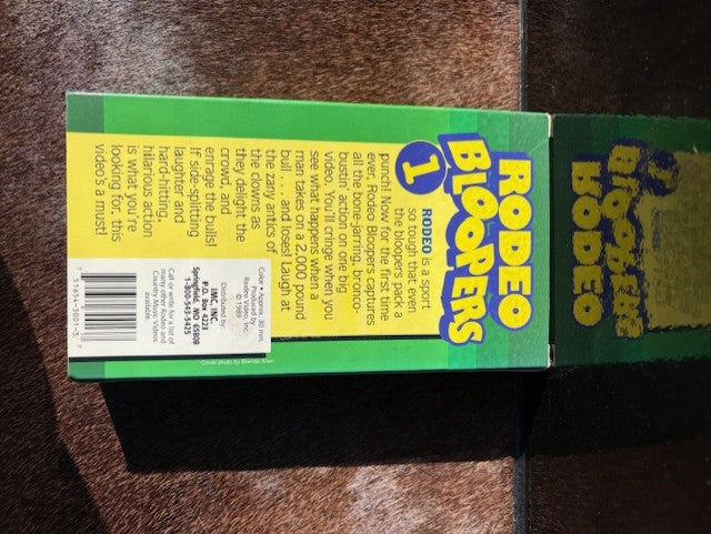 Vintage 1990's RODEO BLOOPERS VHS Tapes