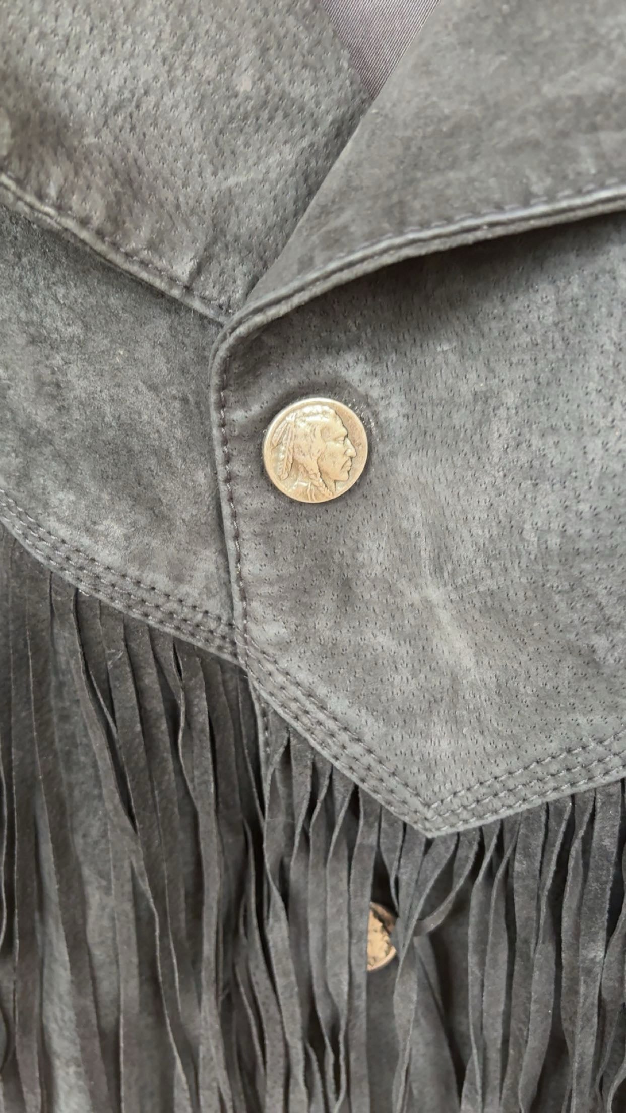 Vintage M. Julian Women’s Black Leather Short Jacket