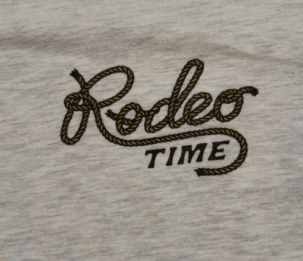Rodeo Time Bucking Bull T-Shirt Long Sleeve Medium