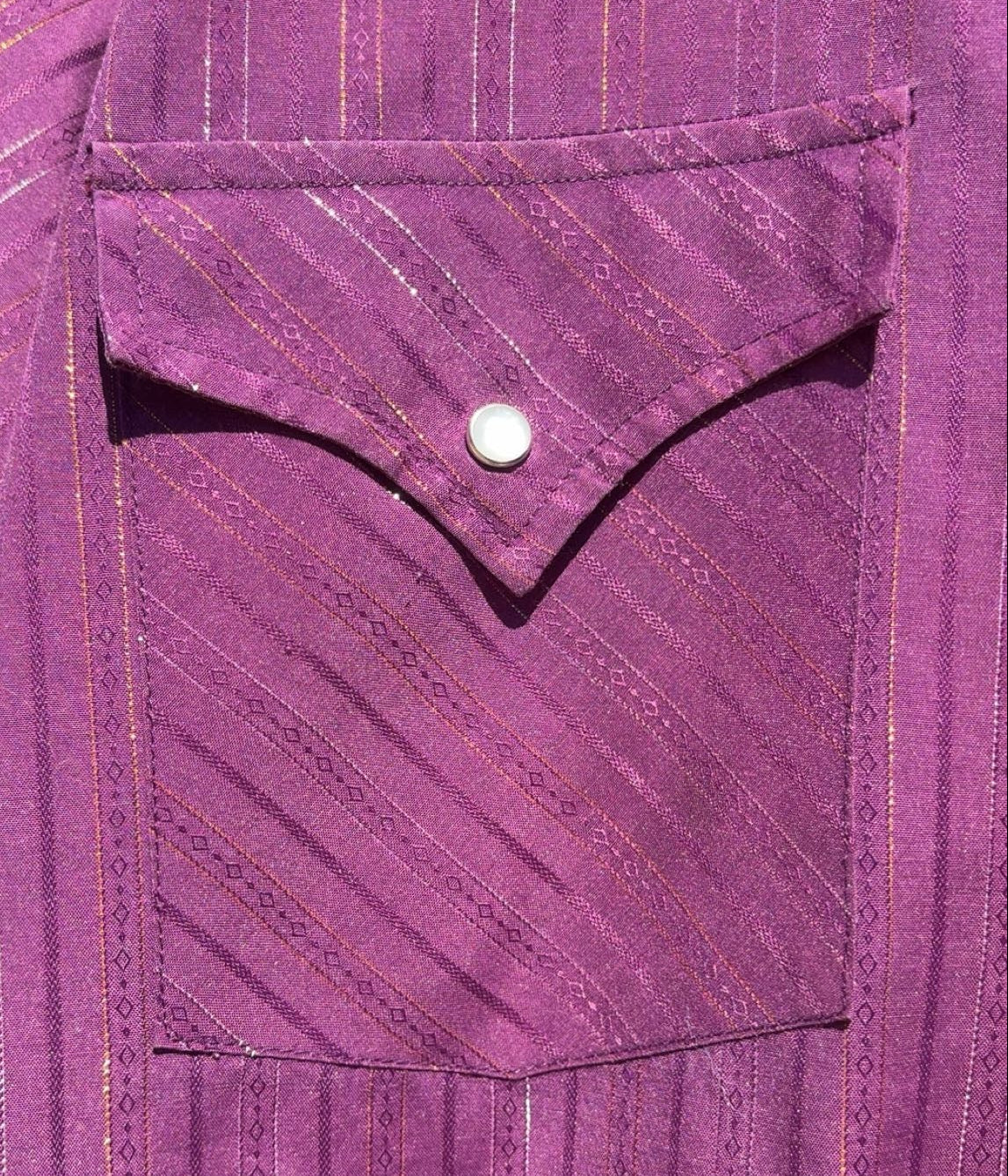 Ely Cattleman Maroon Sparkle Pearl Snap