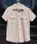 Cactus And Horse Shoe White Short Sleeve