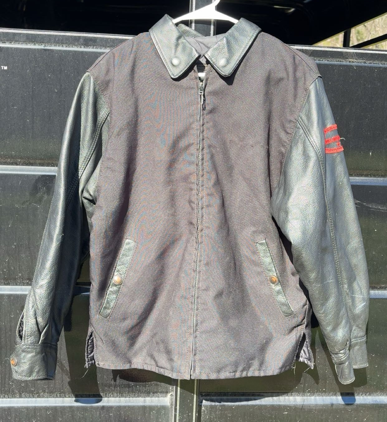 Carroll Original Wear - Central Arkansas Little Britches Rodeo Association 2008 Black Leather Trophy Jacket