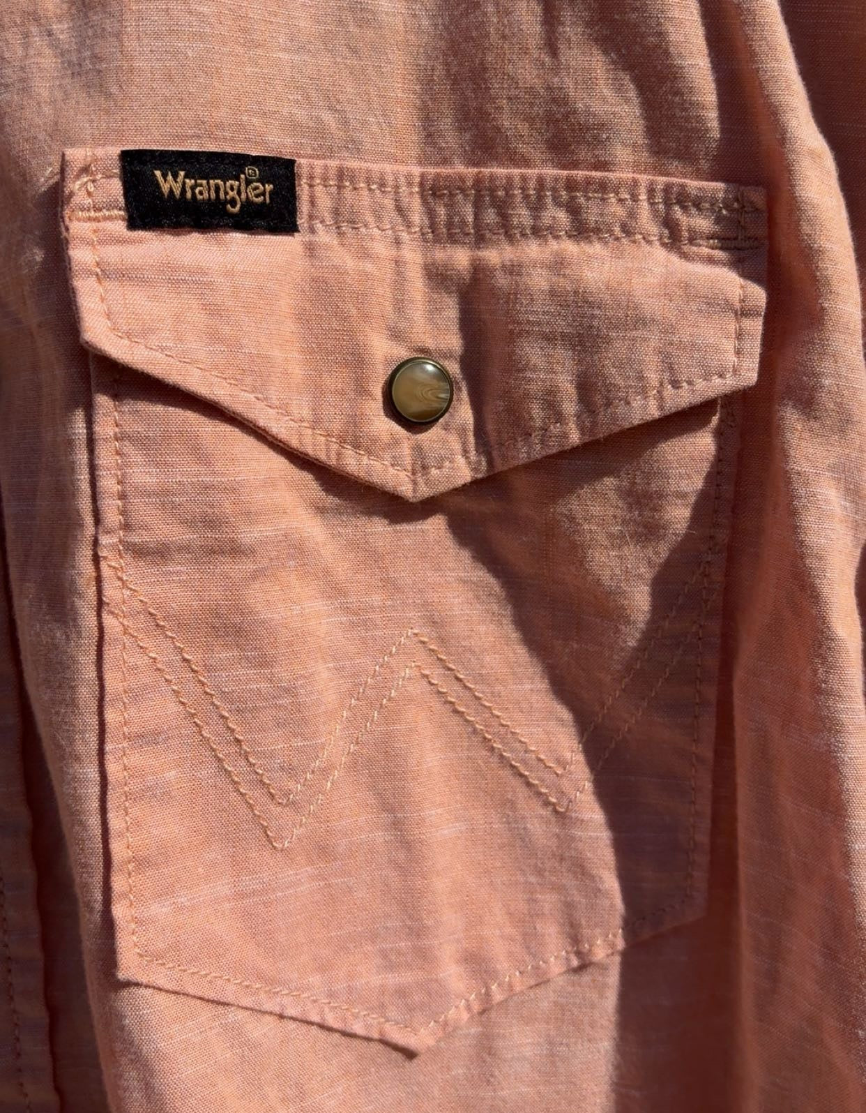 Vintage Wrangler Premium Quality Peach Colored