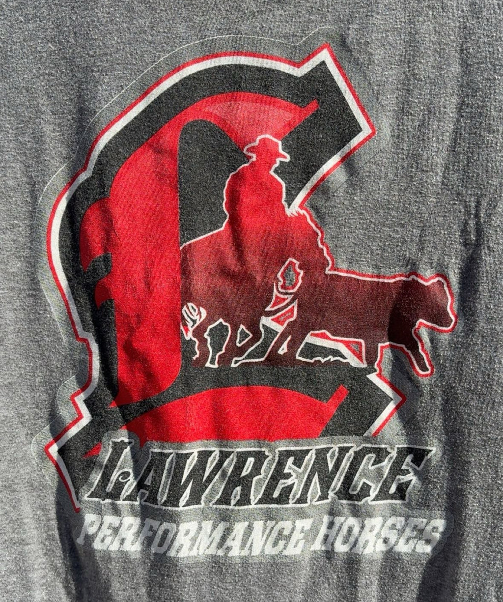 Lawrence Performance Cutting Horses T- Shirt