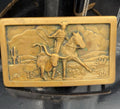Vintage Leavens Co. Calf Roper Belt Buckle