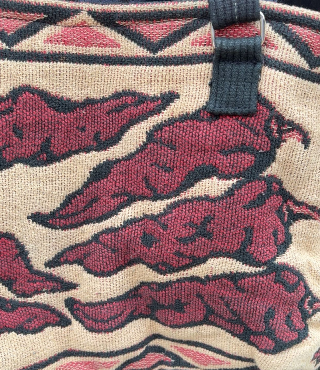Vintage Western Tapestry Purse With Red Peppers