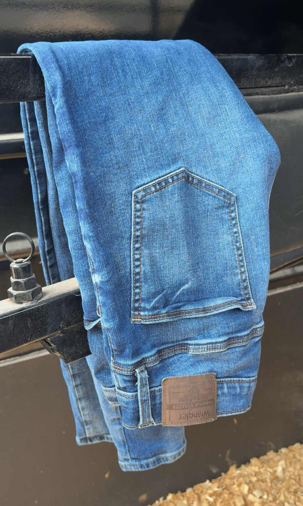 Wrangler Authentic Denim Jeans With Frays