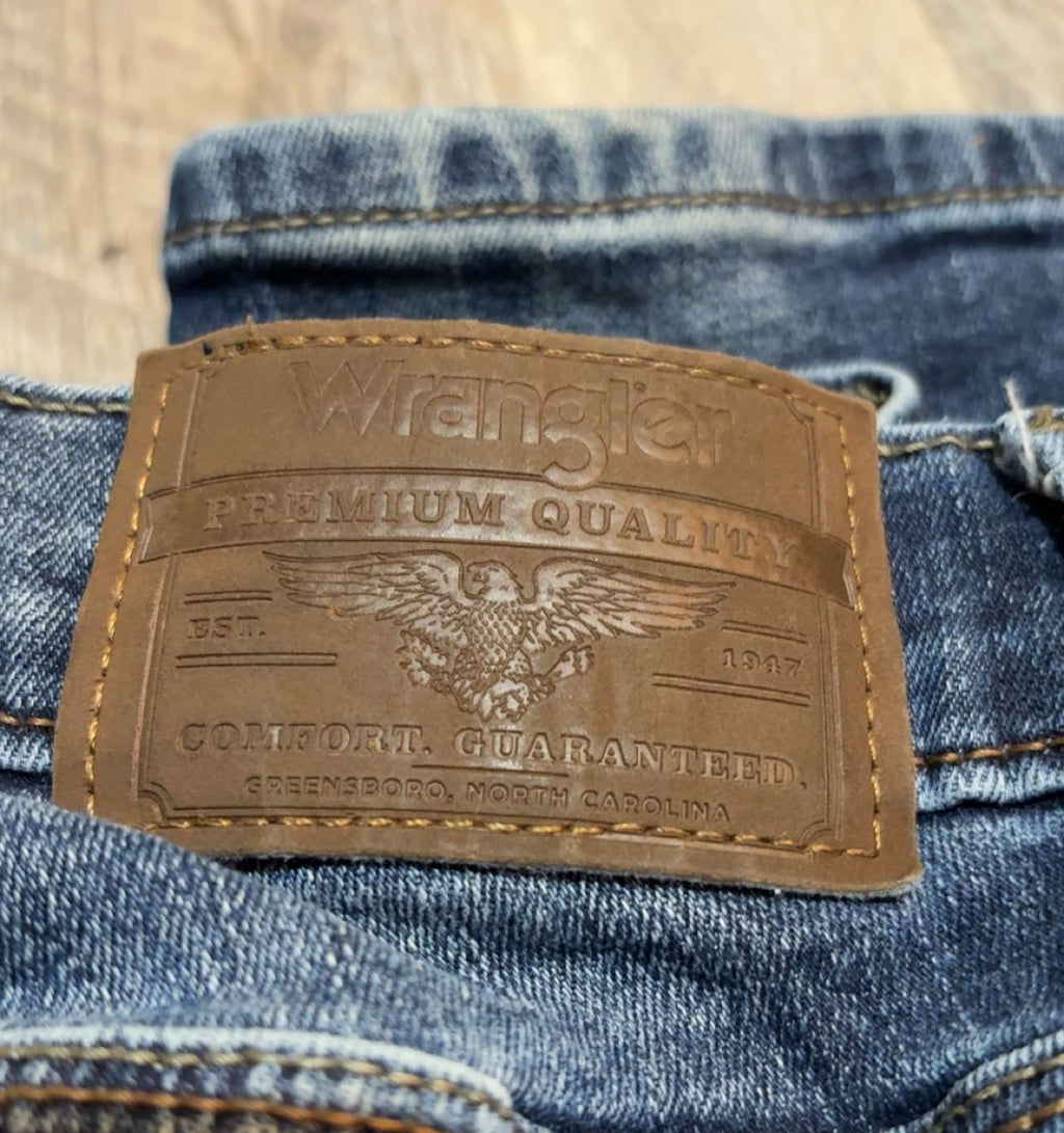 Wrangler Authentic Denim Jeans With Frays