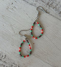 Mini Seed Bead Western Earrings