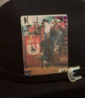 Bull Riding Vintage Painted Single Hat Card
