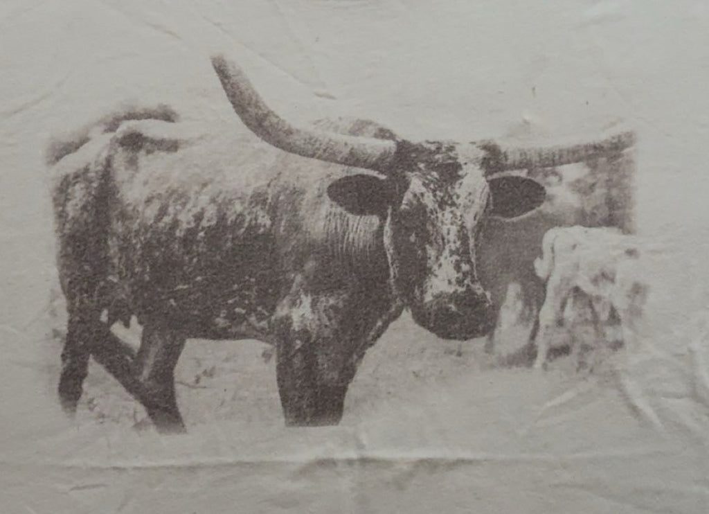Tan Longhorn Soft T-shirt XL/L