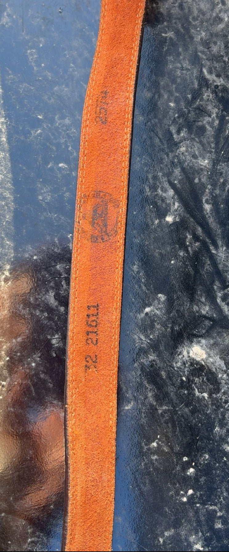 Vintage Kids Leather Feather Belt