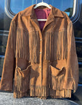 Vintage Trego's Westwear 100% Leather Fringe Jacket