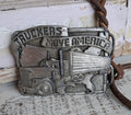 Vintage Siskiyou "Truckers Move America" Buckle