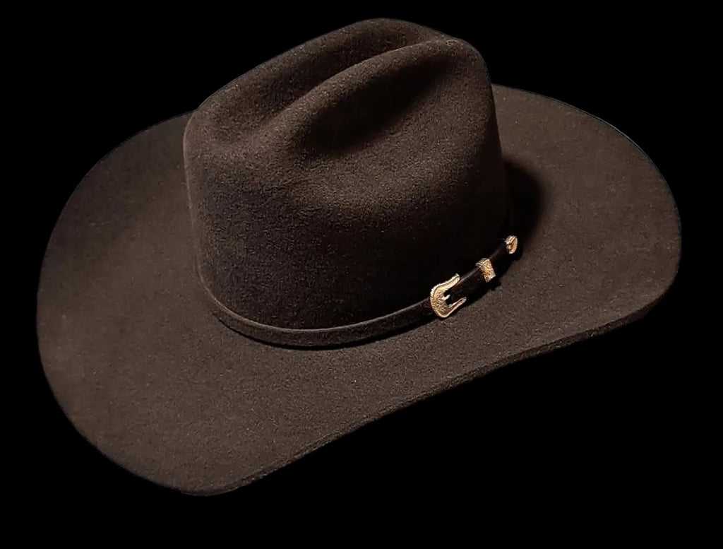 Stetson Stallion Vintage Black Felt 7 1/4"