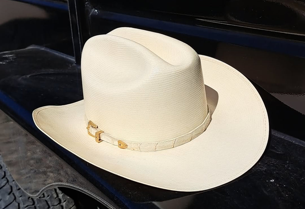 Sinaloa El Primo Vintage 3 1/8" Alligator Skin Straw
