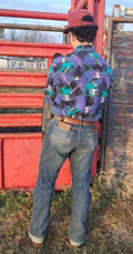 Wrangler 90's Men's Crazy Cow Skull