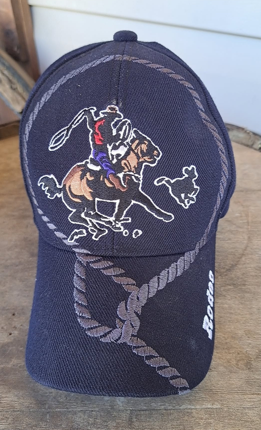 Vintage Santo Cap "Rodeo" Roping Theme Ball Cap