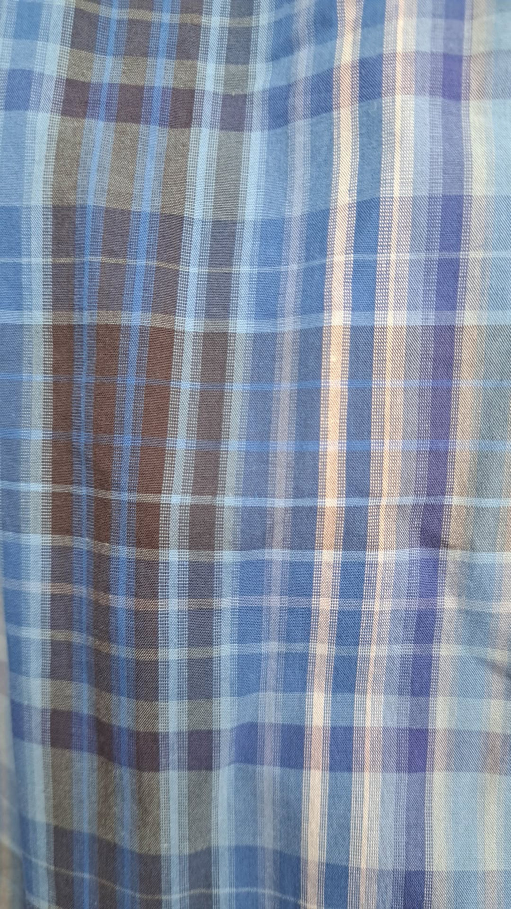 Wrangler 20X Vintage Men's Blue And Black Flannel