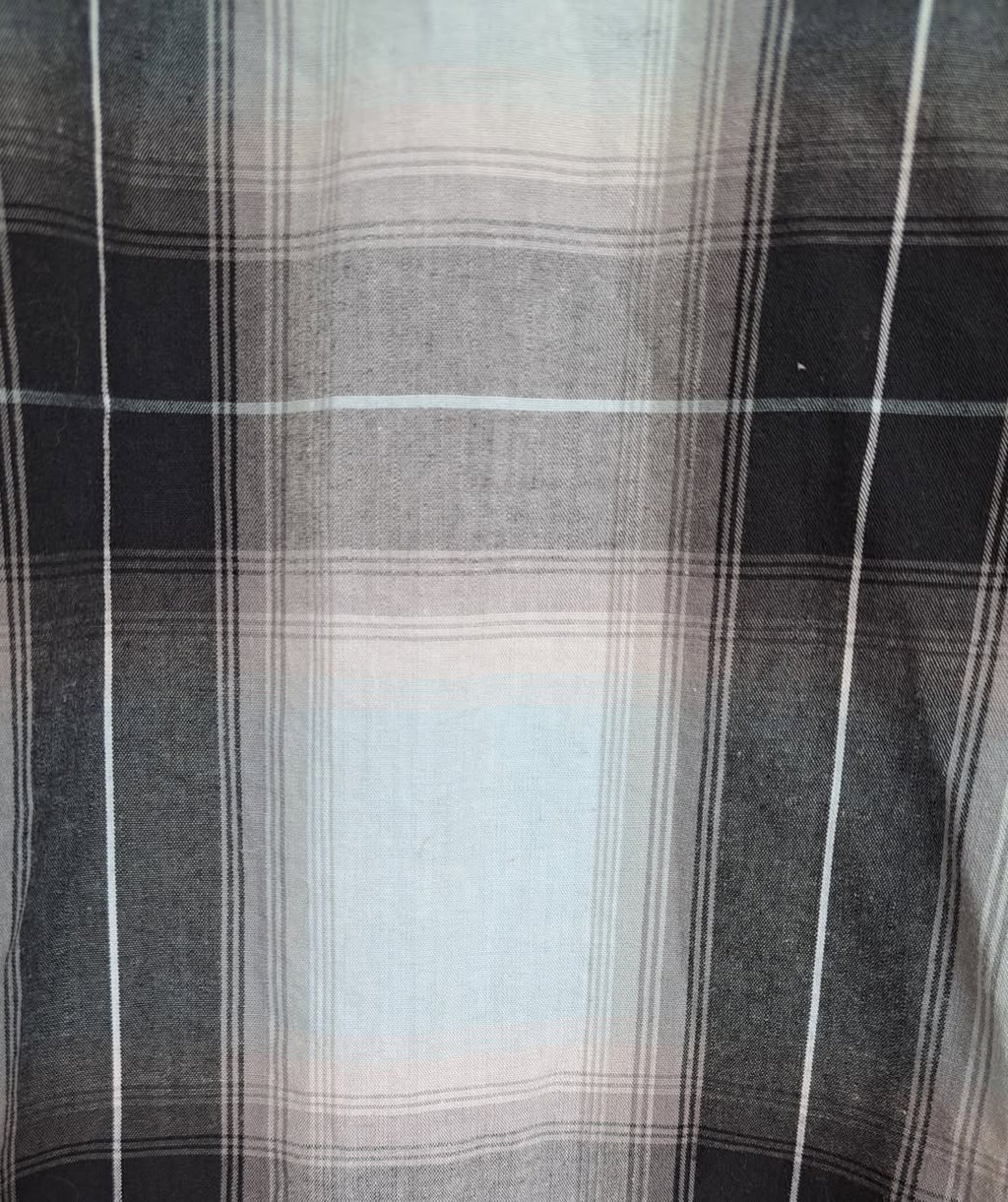 Wrangler Vintage Men's Black And White Flannel