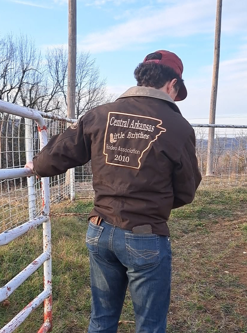 Carroll Original Wear Central Arkansas Little Britches Rodeo Assoc. 2010 Trophy jacket