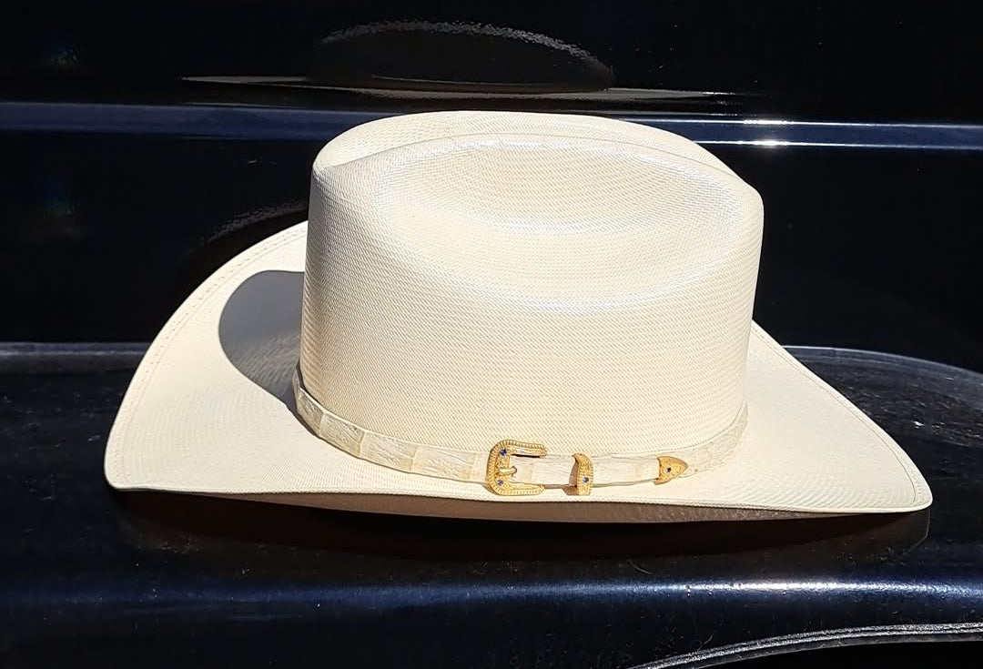 Sinaloa El Primo Vintage 3 1/8" Alligator Skin Straw