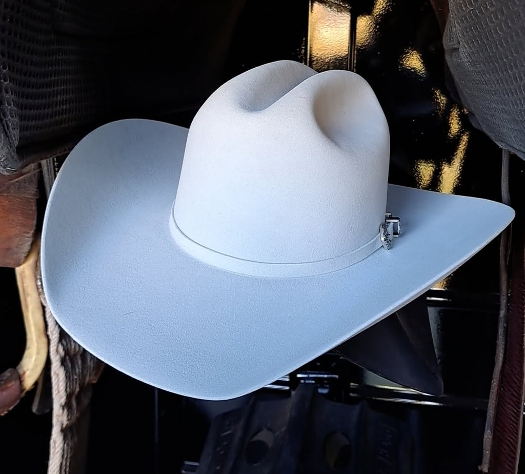 Brand New In Plastic Vintage Justin Grey Felt 6XX
