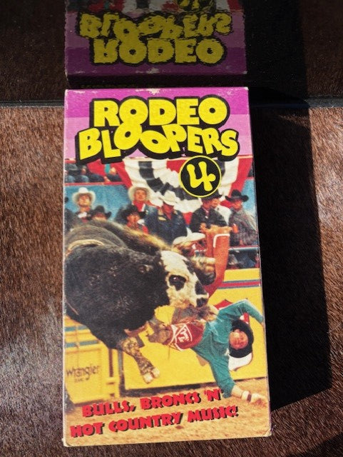 Vintage 1990's RODEO BLOOPERS VHS Tapes