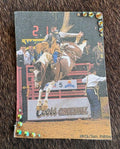 Saddle Bronc Riding - Bedazzled Single Hat Card